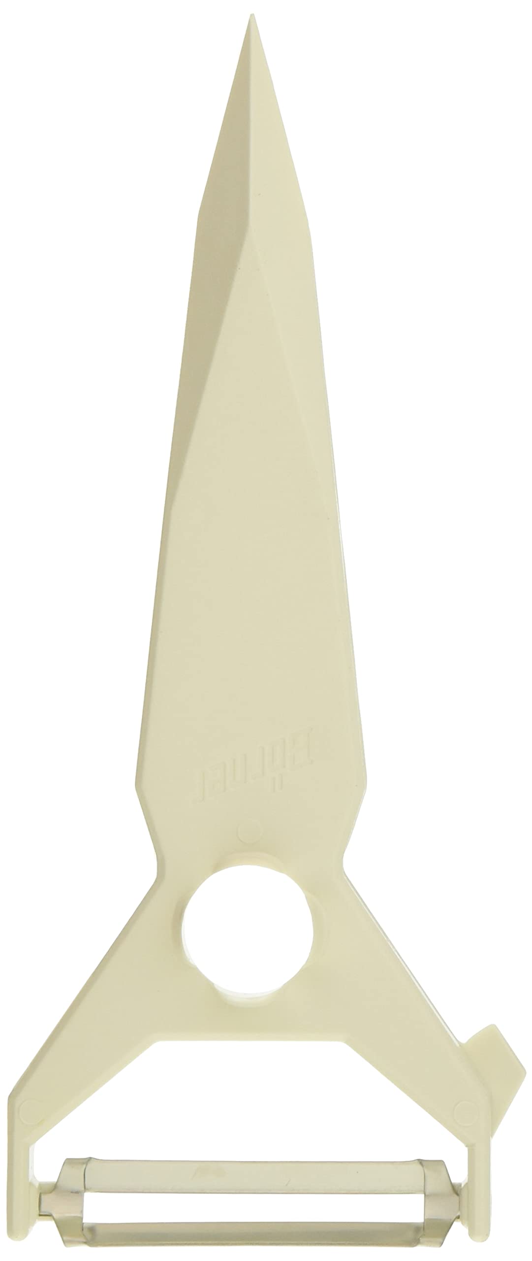 Berner Peeler, Y-Shaped, 5 Functions, No. 9, White, Made in Germany, 5.9 x 2.5 x 0.5 inches (15.1 x 6.3 x 1.3 cm)