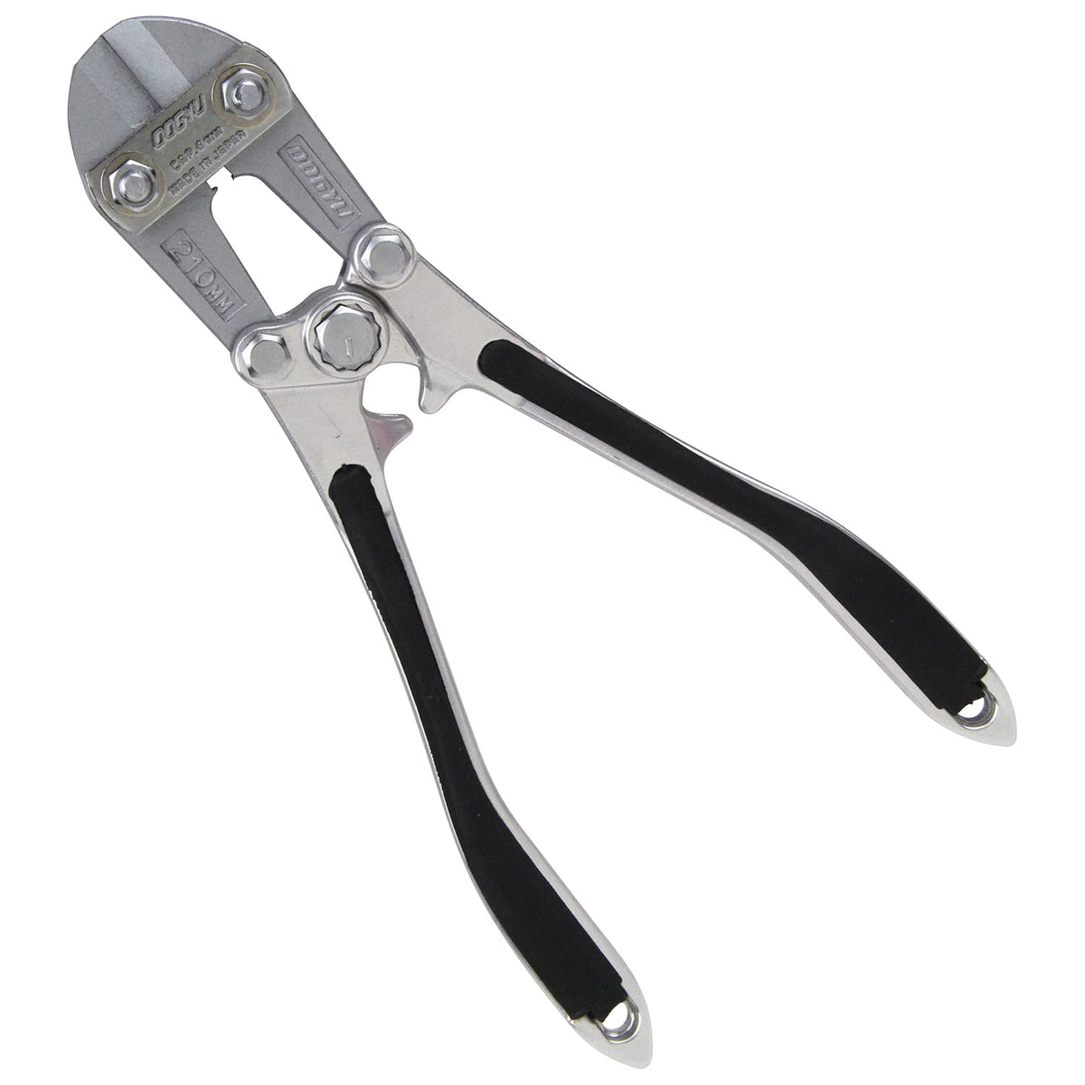 Doushi KAZU-model polished aluminum bolt croppers 210mm (curved handle) 02326