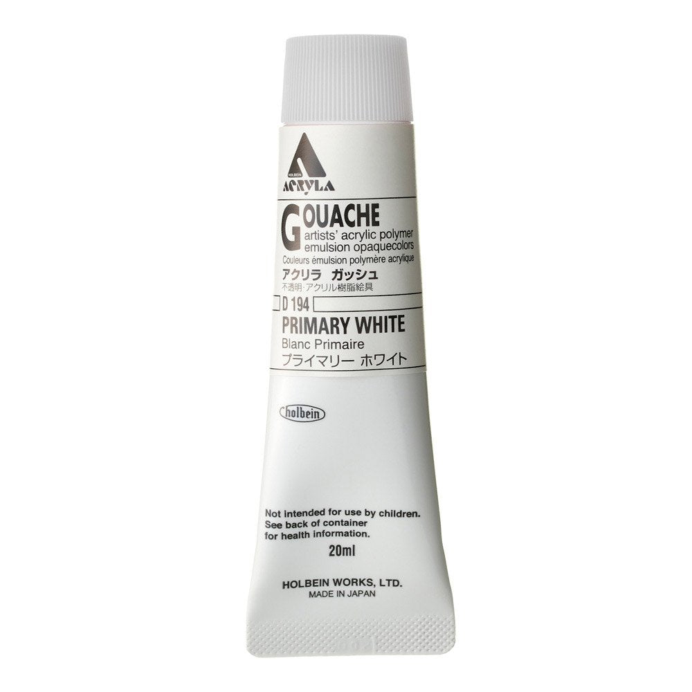 Holbein Acryla Gouache 20ml Primary White