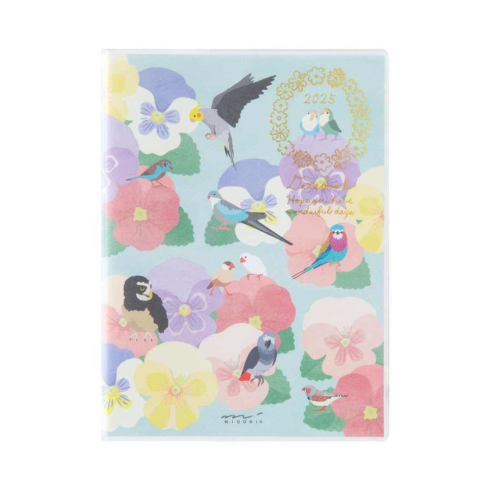 Midori Pocket Diary 2025 A6 Weekly Tri Pattern 22305006 (Begins January 2025)
