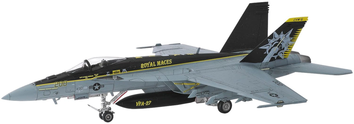 アメリカ海軍 艦上戦闘機 F/A-18E スーパーホーネット VFA-27 ロイヤルメイセス 2024