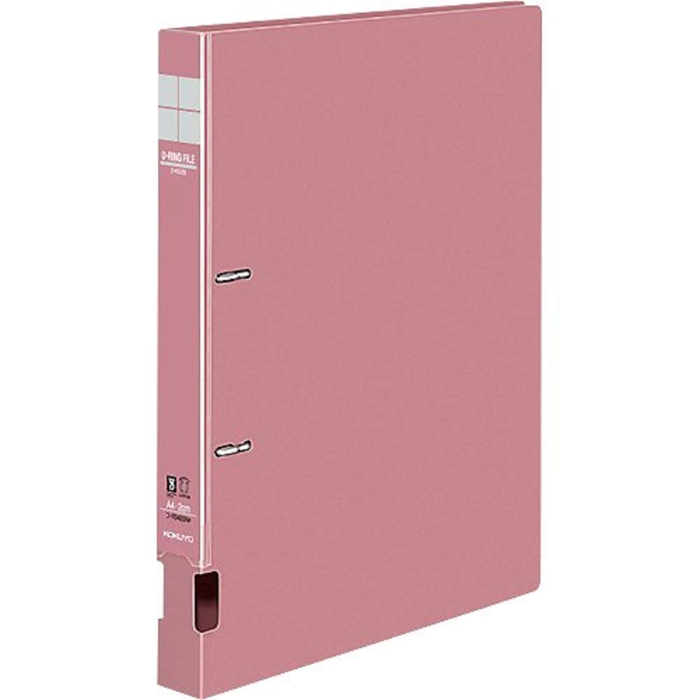Kokuyo D ring file playback PP pink A4 20mm 200 sheets off -FD420PZ