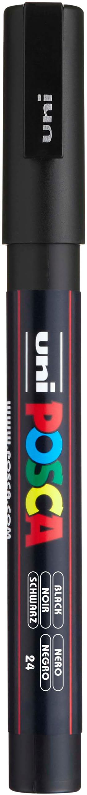Posca Marker 3M in Black, Pens for Art Supplies, School, Rock Art, Fabric, Paint Pen, Art, Posca Markers