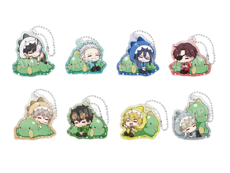 ワイライン (Y Line) WIND BREAKER Trading Acrylic Key Chain Gyaokore Ver. 8 Piece Box