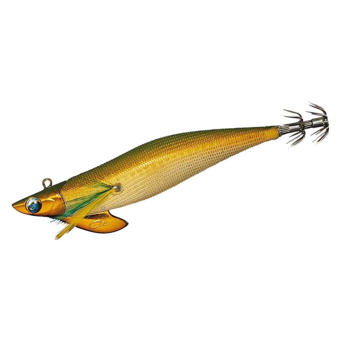 DAIWA Egi Emerald Boat II No. 3.0 25g Gold Moss Green Lure