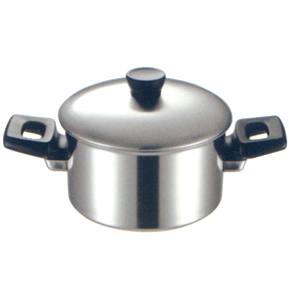 仔犬印 Puppy Seal 65221 Elm 3-Layer Steel Clad Two-Handed Pot, 8.3 inches (21 cm)