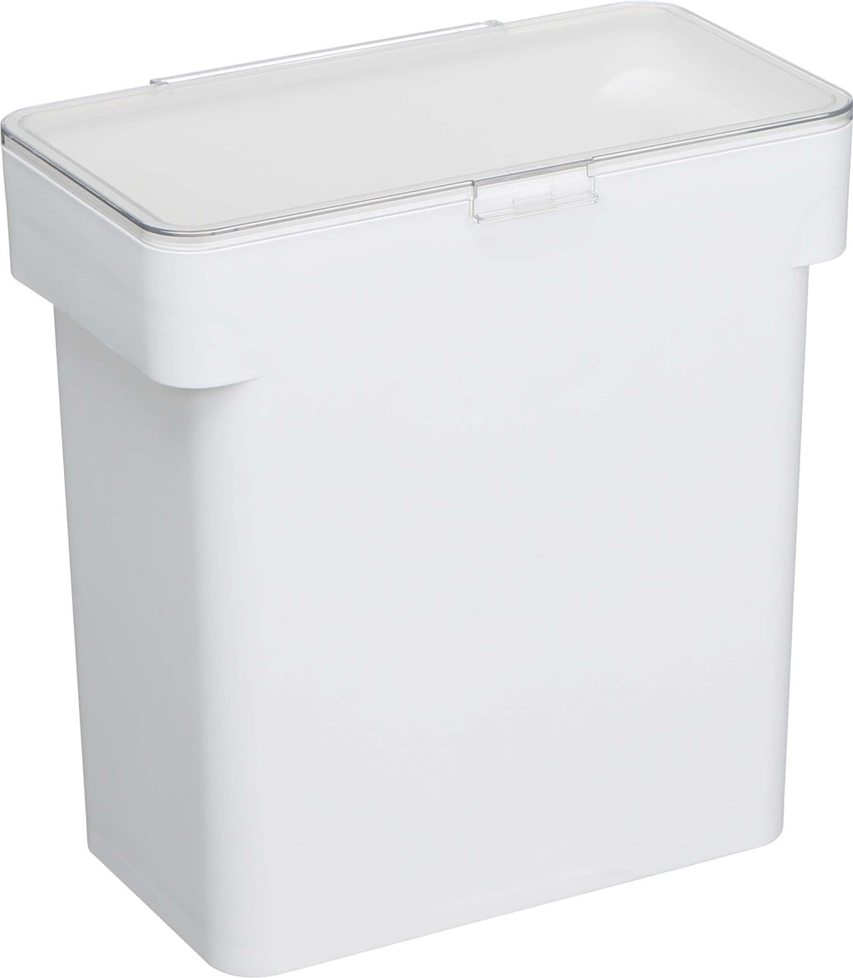 Yamazaki 5613 Airtight Pet Food Stocker, Per Bag, 6.6 lbs (3 kg), Includes Measuring Cup, White, Approx. 11.0 x 6.5 x 11.2 inches (28 x 16.5 x 28.5 cm) (Lid Opening Approx. H16.9 inches (43.0 cm),