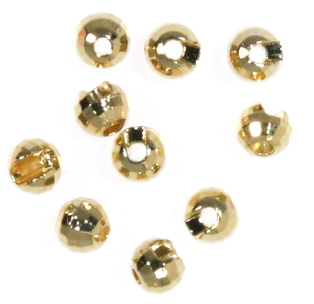 TIEMCO Fly Material TMC Tungsten Bead Plus Mirror MICR 2.0mm Gold