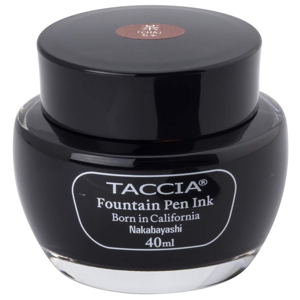 Nakabayashi TFPI-WD40-03 TACCIA Soiro Ink Fountain Pen Ink Water-Based Dye Cha