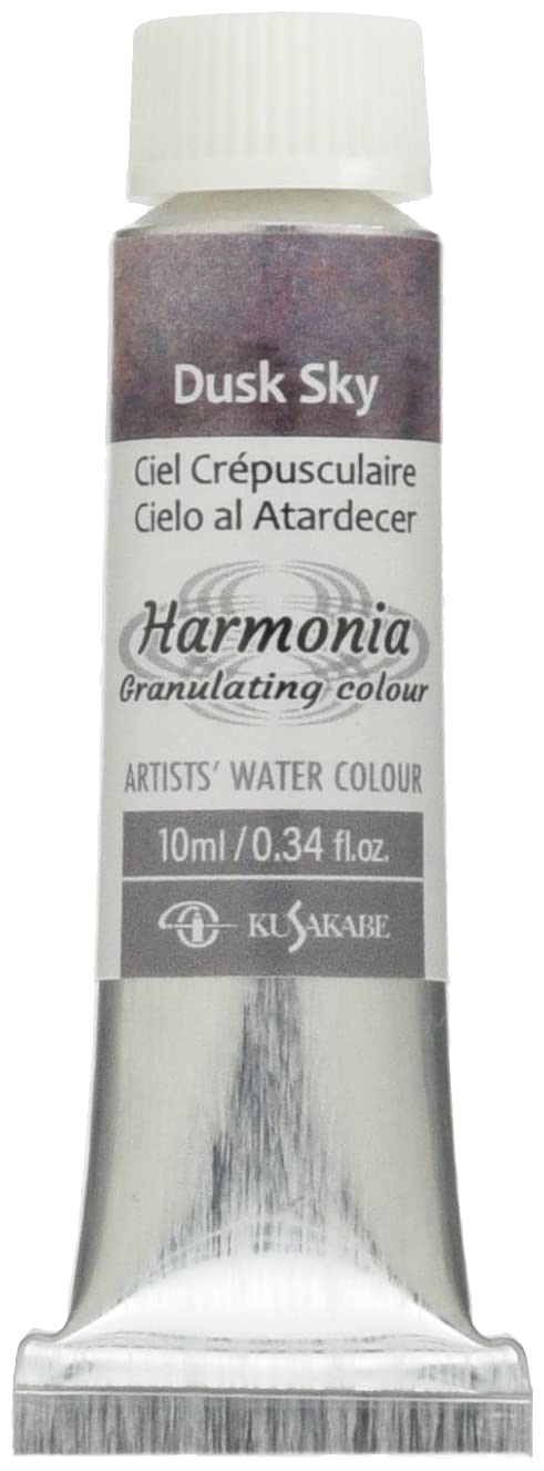 KUSAKABE Harmonia Dusk Sky Transparent Watercolor Paint, 0.3 fl oz (10 ml) (No. 4)