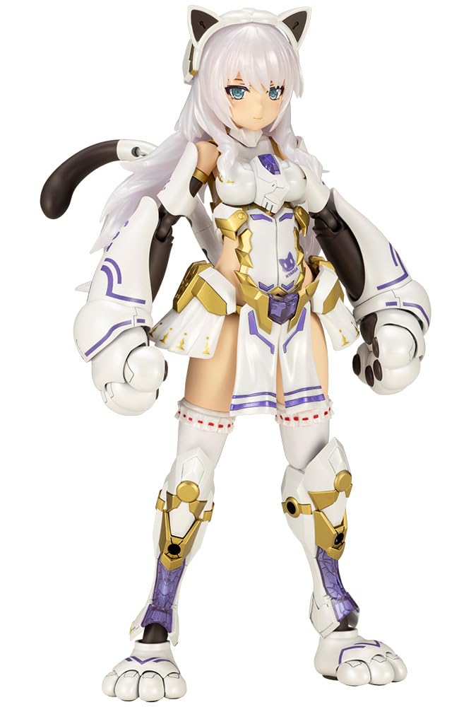 Kotobukiya Frame Arms Girl Durga I Cat Armor Ver., Total Height: Approx. 6.3 inches (160 mm), Non-Scale, Plastic Model