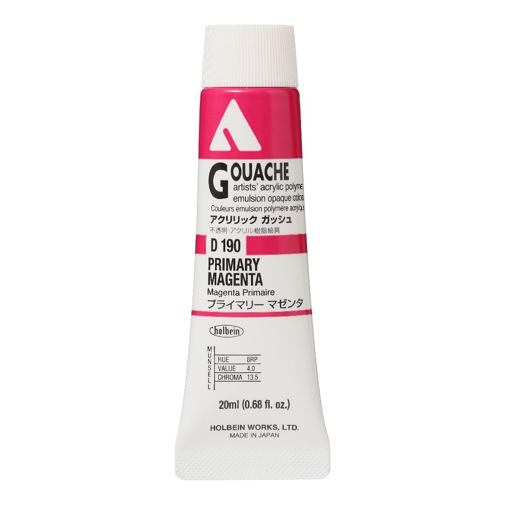 Holbein Acryla Gouache 20ml Primary Magenta