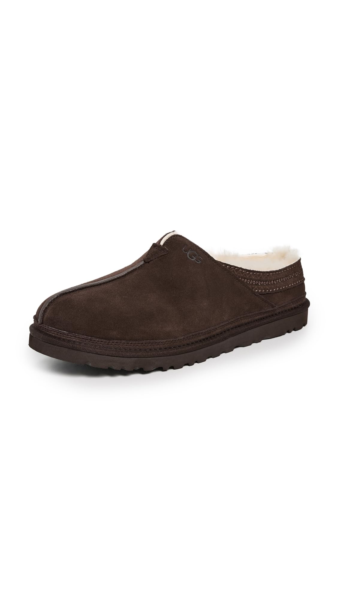 UGG Men's Neuman Slipper, Dusted Cocoa/Natural, 8