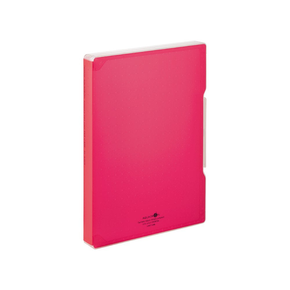 Lihit Lab., Inc. file case Aqua Drops A5029-3 A4 red