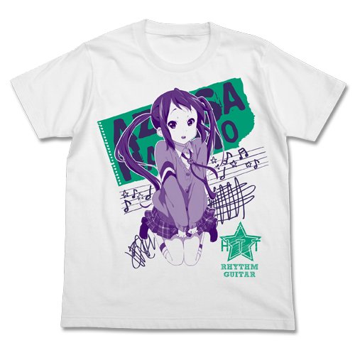 The XL: Graphic T-shirt White Size Azusa Nakano K-movie! (japan import)