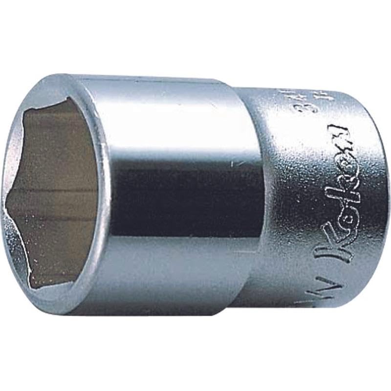 Ko-ken 3400W-7/16 3/8 Sq. Dr. Socket Whitworth 7/16 6 point Length 32mm