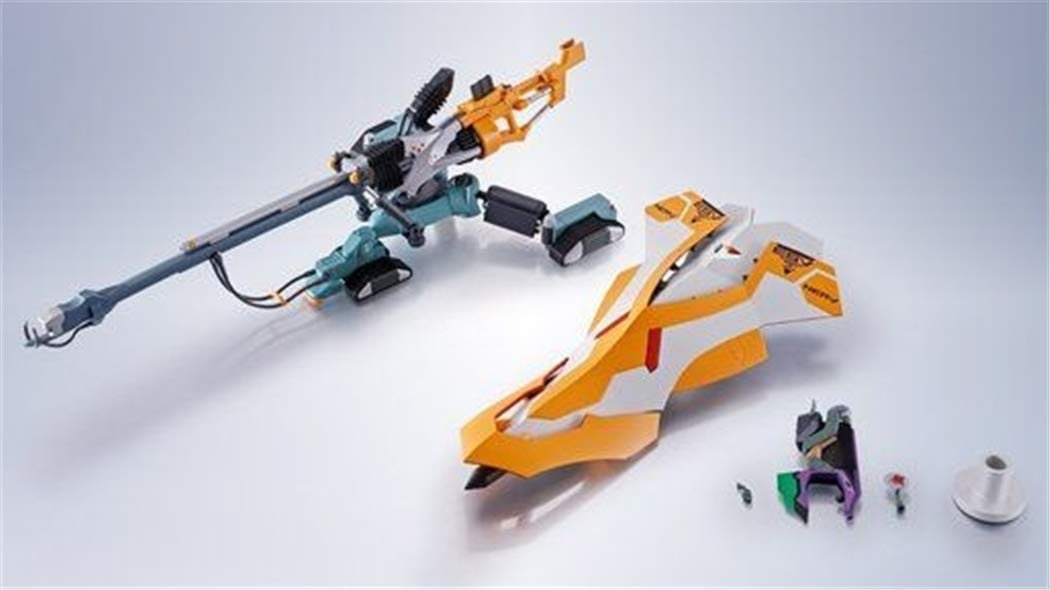 Bandai Robot Spirits Side EVA Positron Rifle for Reproduction of Operations Yasima + ESV Shield + G Type Equipment Set (Evangelion 1st and No. 0 Unit Sold Separately)
