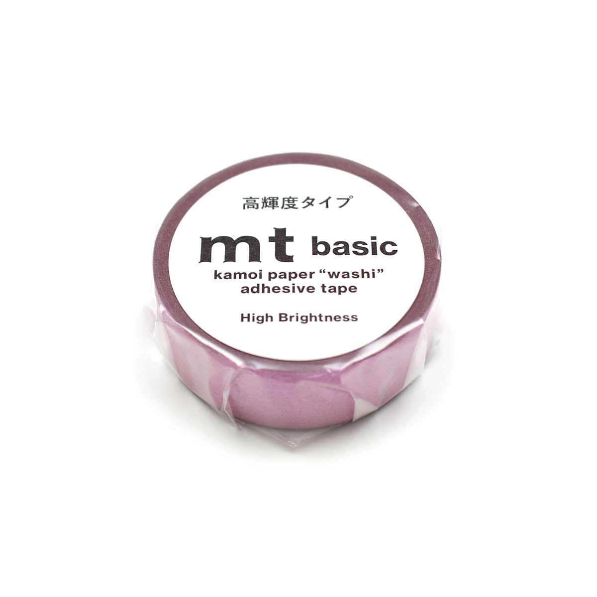 MT 2022 Summer New Products Solids Washi Paper Masking Tape 15mm x 7m High Brightness Pink MT01P535