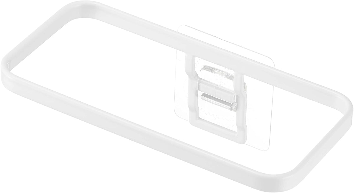Yamazaki 8182 Film Hook, Plastic Bag Holder, White, Main Unit: Approx. W 6.9 x D 3.7 x H 2.4 inches (17.5 x 9.5 x 6 cm) (not including film hooks), Tower Triangular Corner, Easy Installation