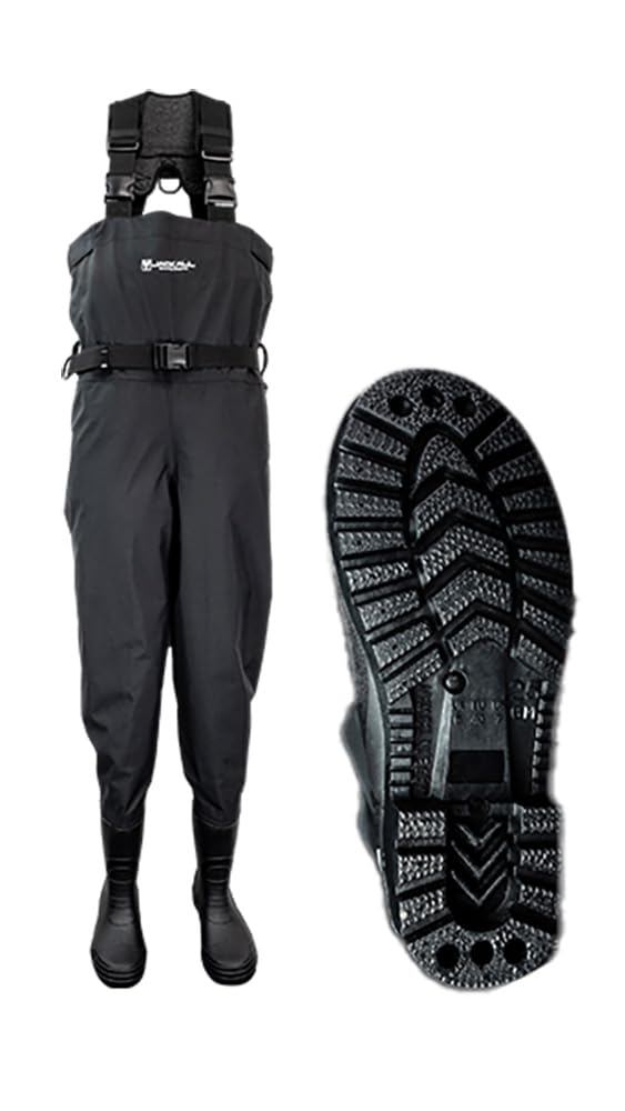 JACKALL Breezable Seek Wader, Radial Sole Model, S 24-24.5