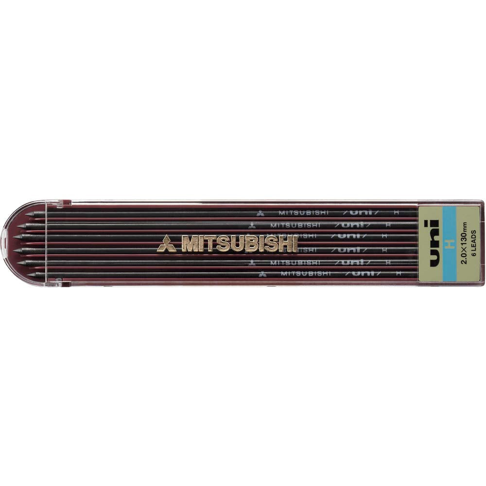 uni Uni Drop Holder Type Pencil Lead, 2.0mm, H (ULNH)