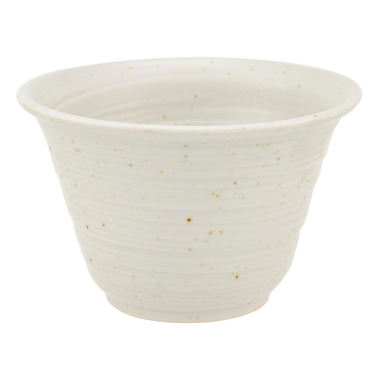Tatara 23263 Sencha Bowl, Tea Cups, 4.1 fl oz (130 cc), Warped Sencha Bowl, White Mat, Ceramic, Made in Japan