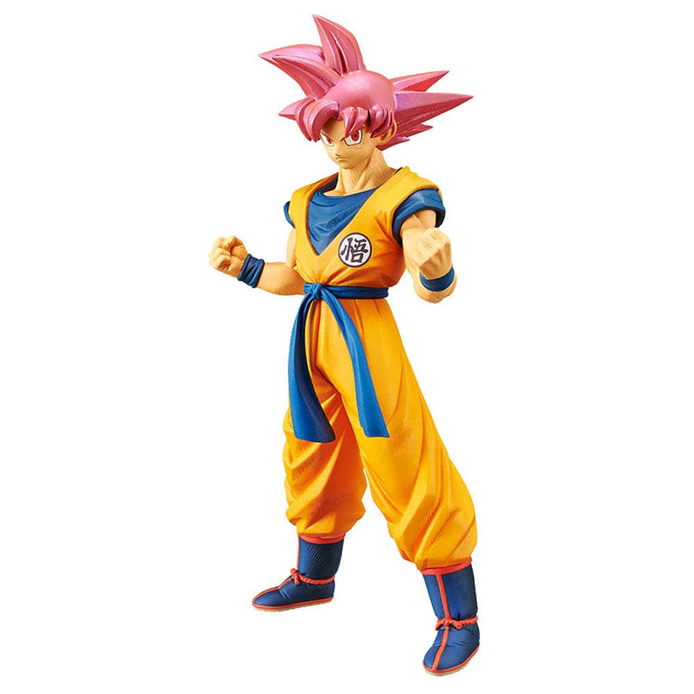 Banpresto Dragonball Super Movie Cyokoku Buyuden-Super Saiyan God Son Gokou Toy, Multicolor, (Model: BP39032_10221)