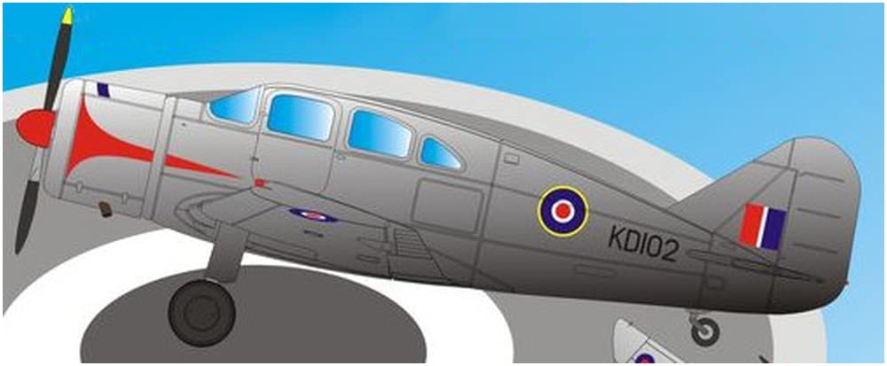 LF Model 1/48 Canadian Air Force Spartan 7W Executive Over Canada Plastic Model LFM4819