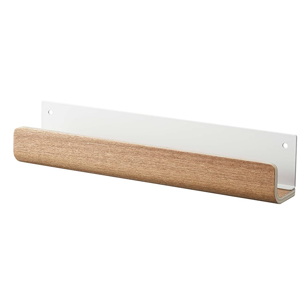 Yamazaki Industries 5283 God Card Holder, Natural, Approx. W9.8 x D1.8 x H2.0 inches (25 x 4.5 x 5 cm), Lined, Simple Shinguish Shelf, Bill Holder, Bear Storage, Demon Arrow Storage