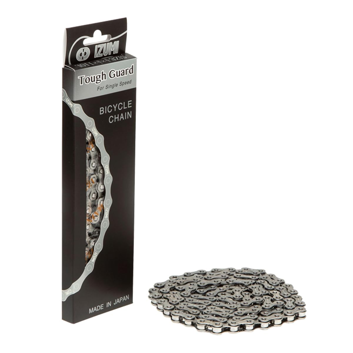 Izumi Tough Guard 130 Links Electric Assist Bicycle Chain, Made in Japan, Plated, Small