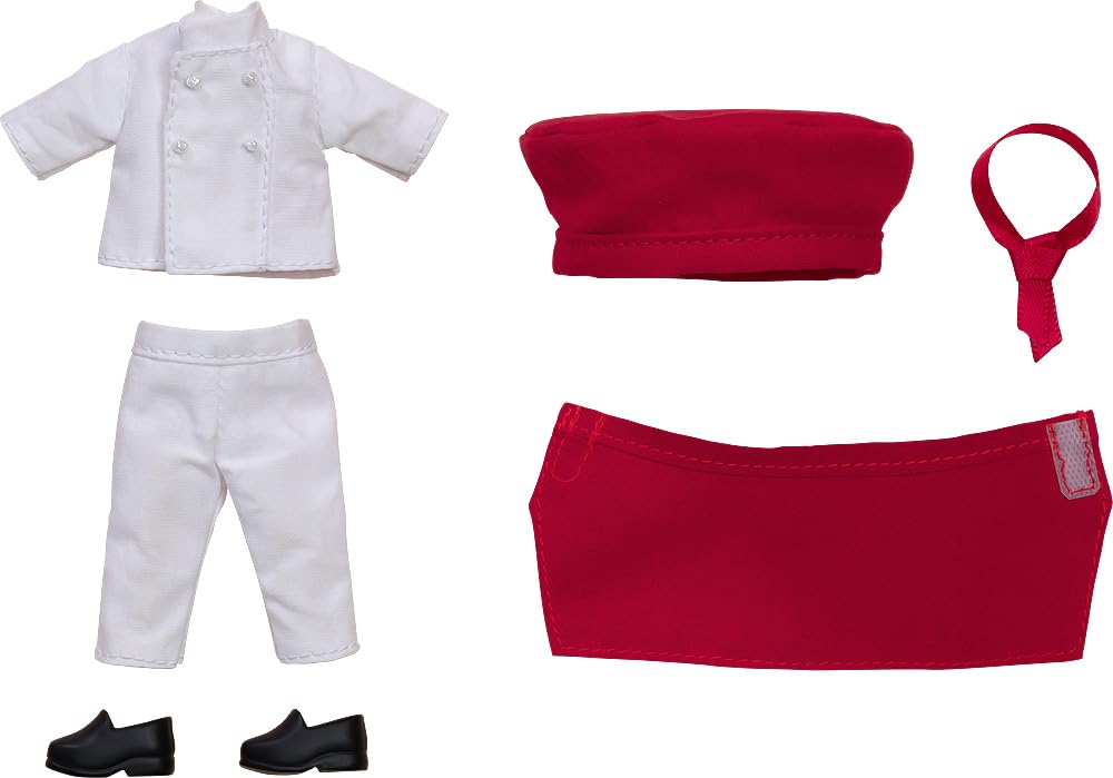 Good Smile Company Nendoroid Doll: Pastry Chef (Red) Work Outfit Set
