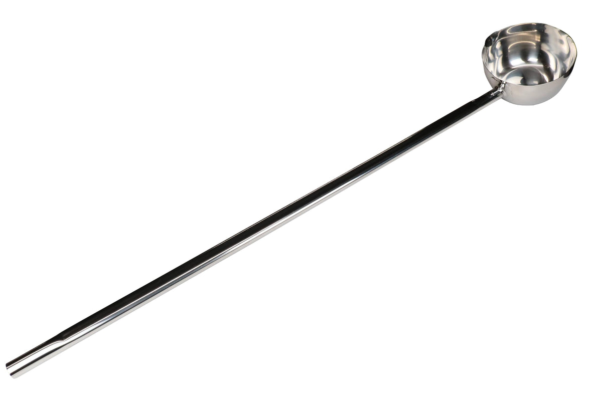 Sugiko SA1878 SH-660DM 18-8 Co-Handle Ladle (with mouth), D-shaped grip (handle welded)