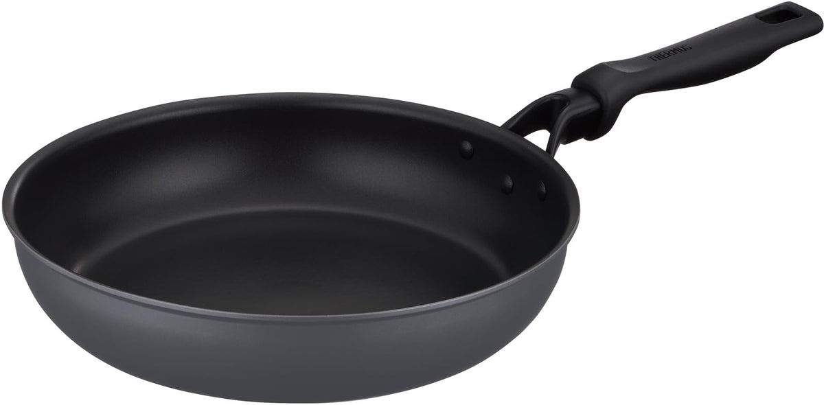Thermos Durable Series Frying Pan, 11.0 inches (28 cm), Gray, Induction Compatible, KFM-028 GY