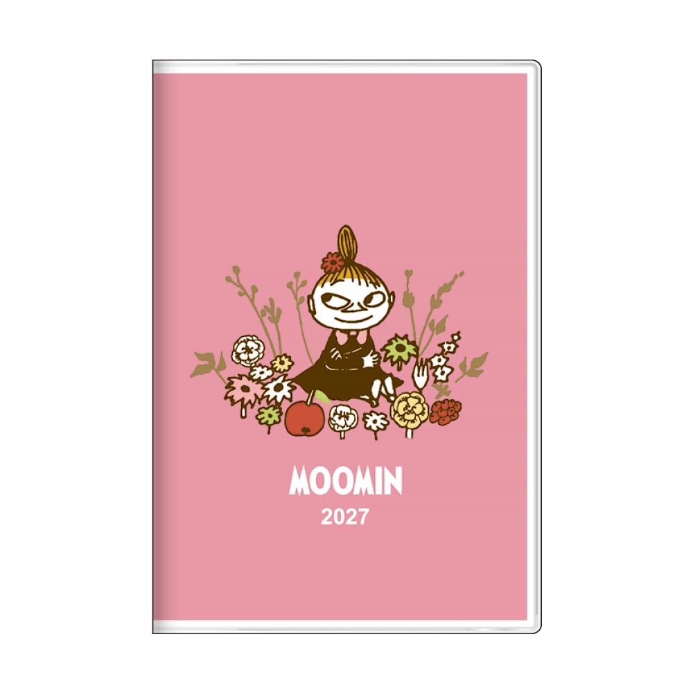 Sunstar Stationery Moomin Goods Character Notebook 2027 Monthly B7 Little Me S2960060