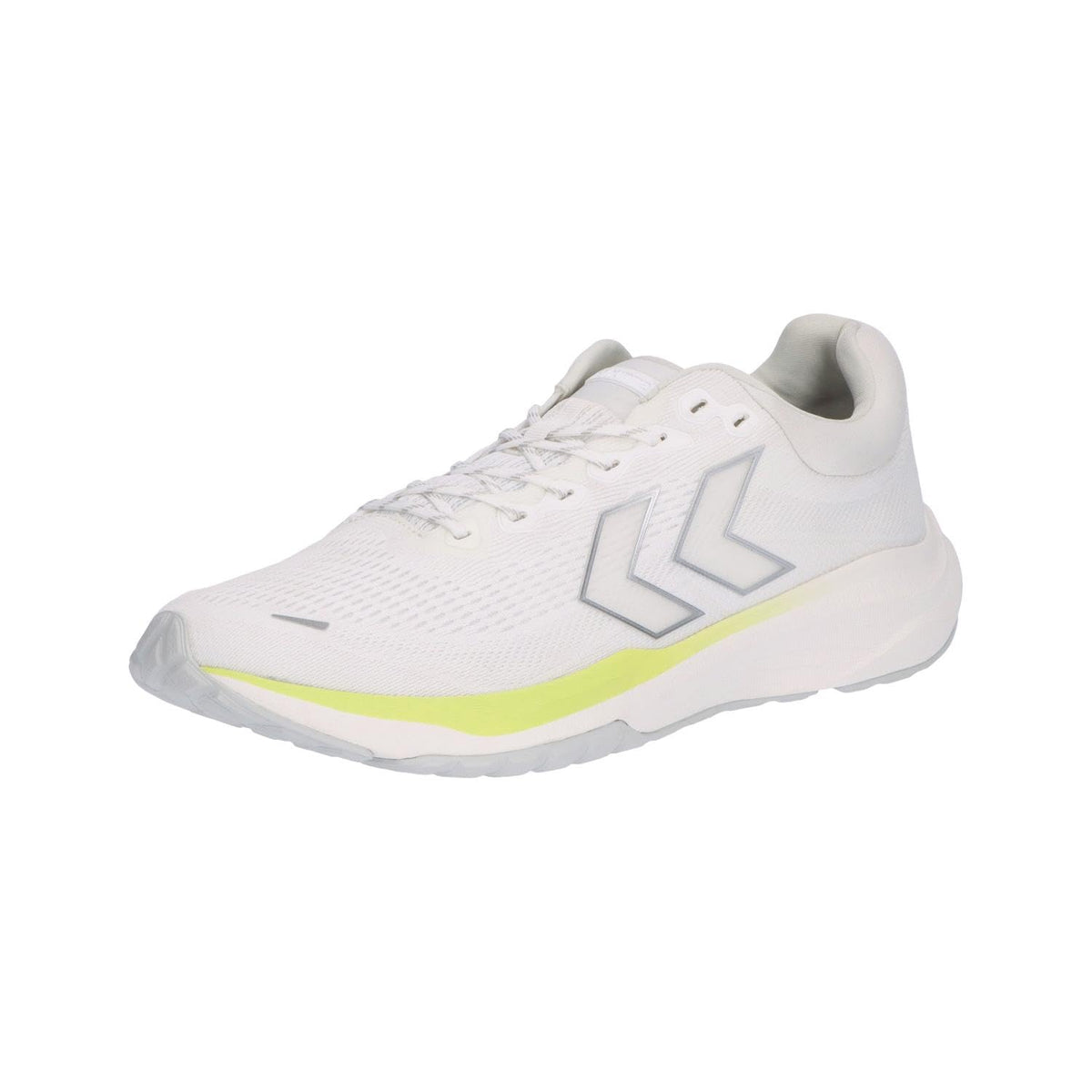 Hummel Unisex Adults' CurioCity Run Running Shoe, White x Lime Yellow (1032), 27.0 cm
