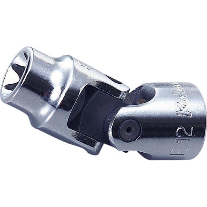 Ko-ken 3440T-E6 3/8 Sq. Dr. Universal TORX E6 Socket - Length 44.9mm