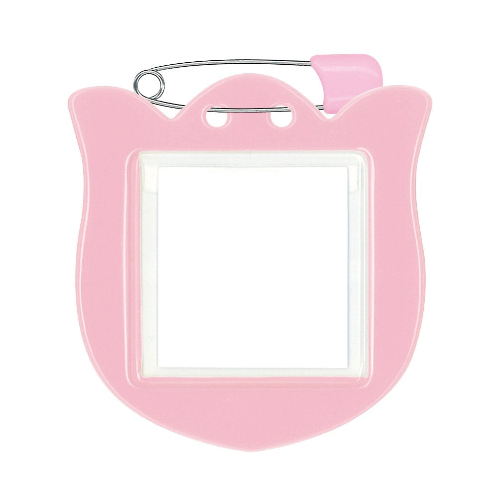 Kyoei Plastic C-71-10-P Tulip Shaped Name Tags, Pack of 10, Pink