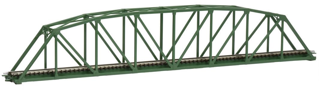 Tomytec 3279 N Gauge Single Line Curved String Truss Bridge S420 F Dark Green Railway Model Supplies