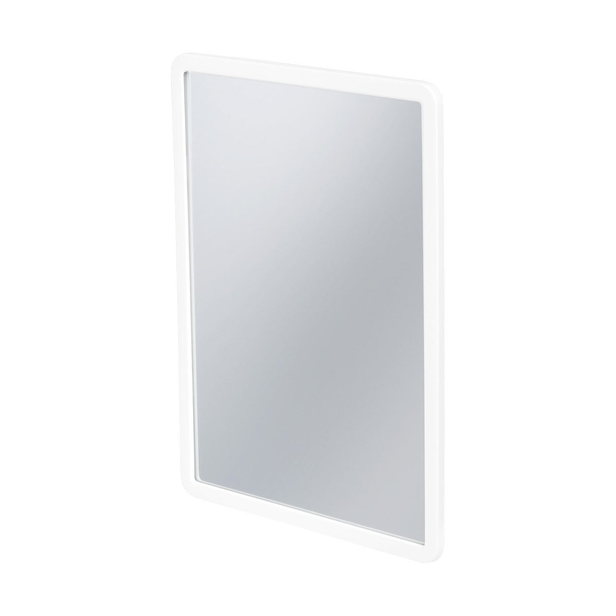 LEC BB-319 Slim Simple Mirror, L, 9.6 x 12.8 inches (24.5 x 32.5 cm), White