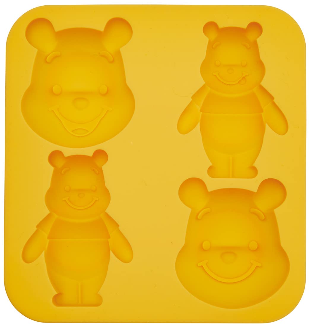 Skater Silicone Yakiyaki Mini Madeleine Mold - Disney Winnie the Pooh