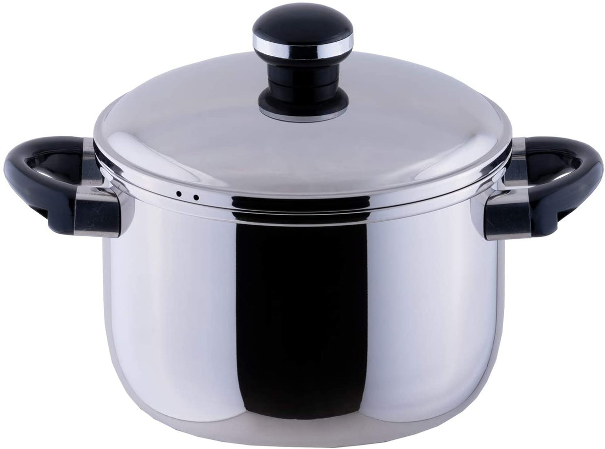 Miyazaki Seisakusho OJ-5D Objet Stew Pot, 7.1 inches (18 cm), Made in Japan, Induction Compatible