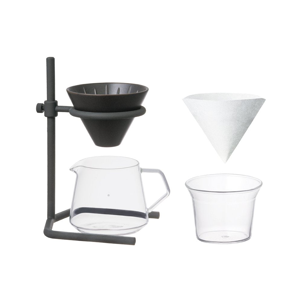 KINTO SCS-S04 27572 Brewer Stand Set, 2 Cups, Coffee, Gift, Present