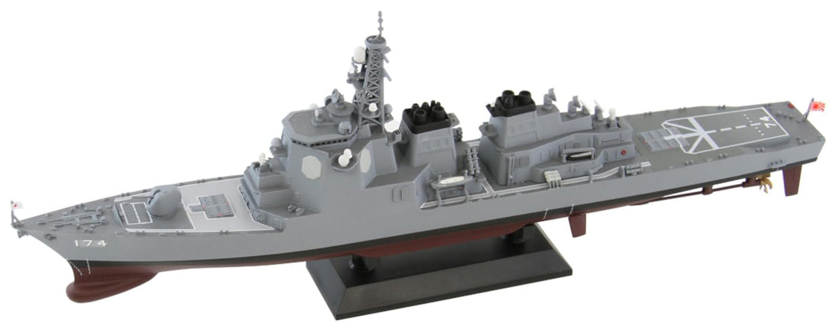 Pit Road 1/700 Skywave Series J63NH Maritime Self-Defense Force Aegis Denscort DDG-174 Kirishima Flag, Flagpole, Ship Name Plate, Etched Parts, Total Length: Approx. 9.1 inches (230 mm)