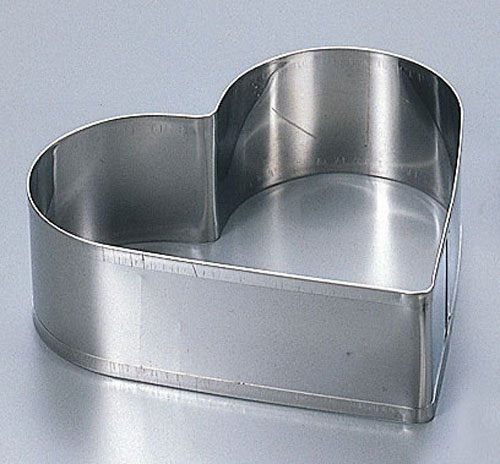 Tanaka Shoki WSL05012 Deco Cerkle, Heart Shape, For 4.7 inches (12 cm), Stainless Steel, Japan