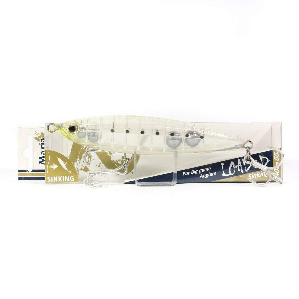 Maria Pencil Bait Loaded S 5.5 inches (140 mm), 2.0 oz (55 g) Raw Whitebait B04C Lure