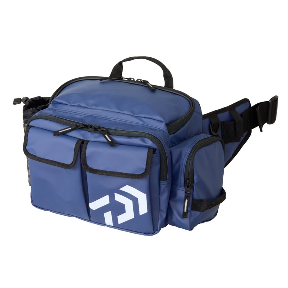 Daiwa Hip Bag (D) French Navy P 6.3 x 13.4 x 9.1 inches (16 x 34