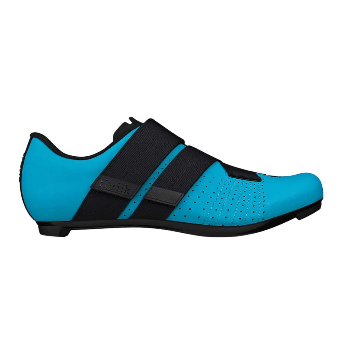 Fizik R5 Tempo Powerstrap Clip-in Cycling Shoes, Blue/Black, Size 44.5 EU