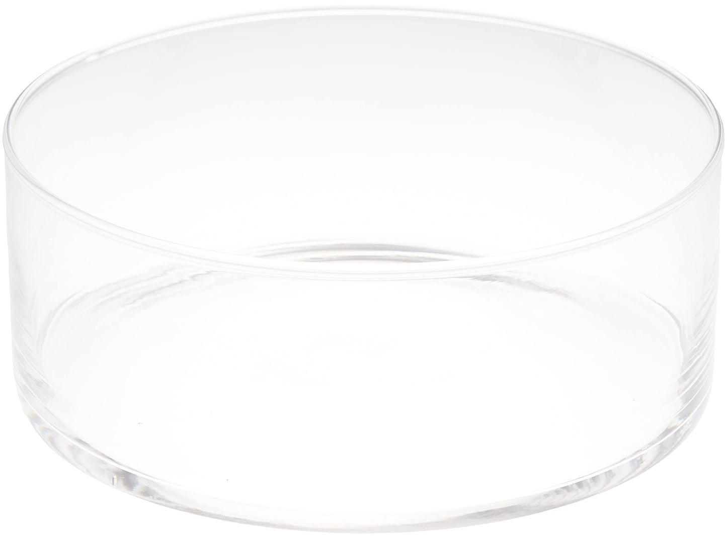 Paseo Flower Base Clear; Size: Approx. 7.1 x 7.1 x 2.8 inches (18 x 18 x