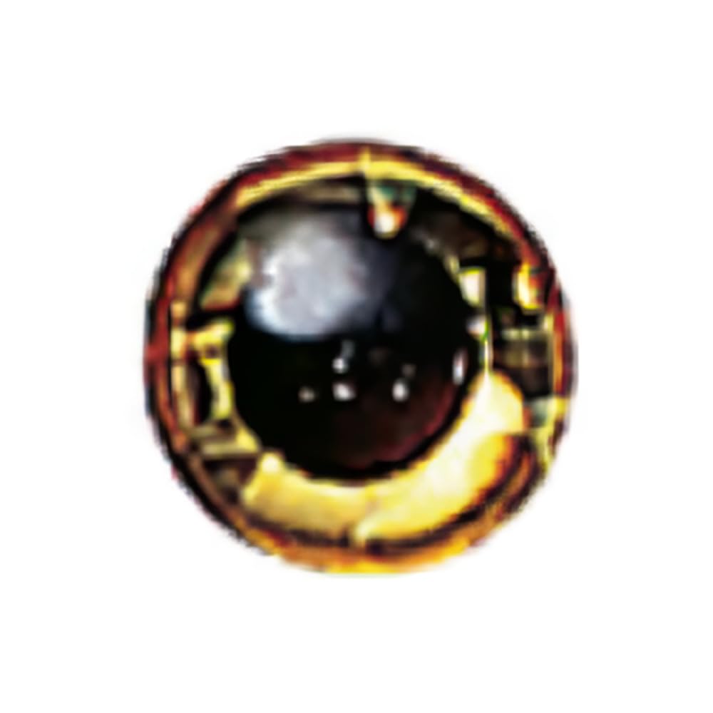 Bassday 3D Eye Sticker, 0.3 inches (7 mm), Gold
