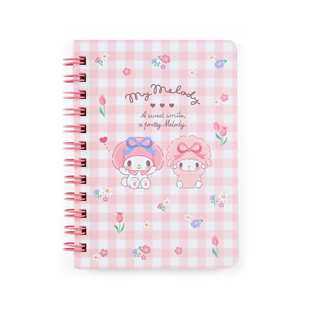Sanrio (SANRIO) B7 Ring Notebook, My Melody, My Melody, my melody, 5 x 4 x 0.6 inches (12.8 x 10 x 1.5 cm), Character, 091588